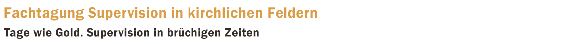 Schriftzug im Kopf der Homepage der Fachtagung Supervision
